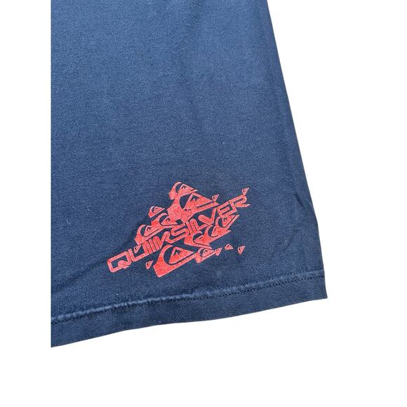 Vtg Quiksilver Faded Distress Shirt L -XL Surf Skate Grunge Vaporwave OP 90s Y2K - Picture 7 of 9